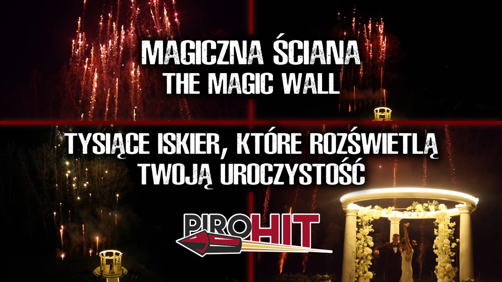 Magiczna ściana na Twoim weselu! Magic Wall nowoczesny trend na ten rok!